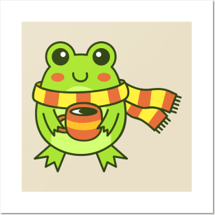 Fall Froggy Posters and Art